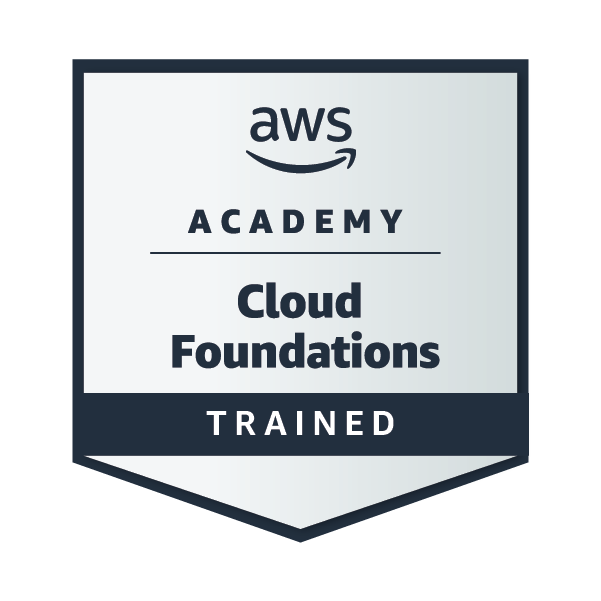 Badge AWS Academy Graduate Cloud Foundations
