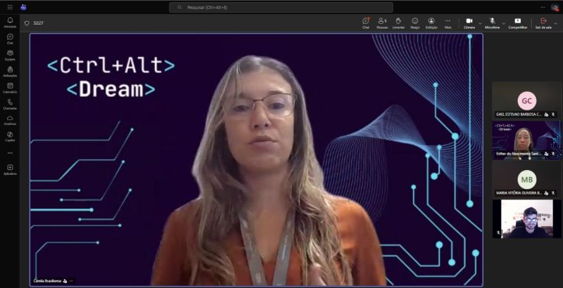 Palestra online do evento Ctrl+Alt+Dream promovido pela IBM e pelo Centro Paula Souza